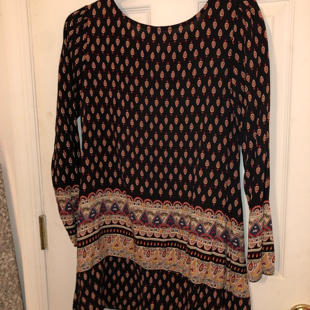 Boho paisley shirt dress (+ giveaway)